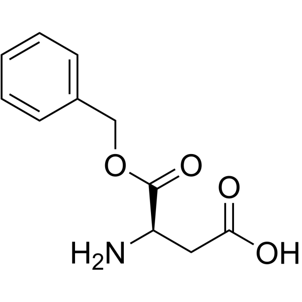 1-benzyl d-aspartate Structure