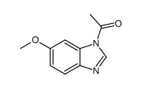 1H-Benzimidazole,1-acetyl-6-methoxy-(9CI)结构式