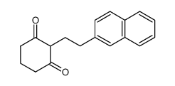 2-[2-(2-naphtyl)ethyl]cyclohexane-1,3-dione结构式