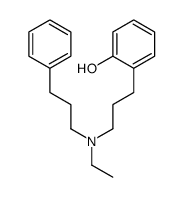 2-[3-[ethyl(3-phenylpropyl)amino]propyl]phenol Structure