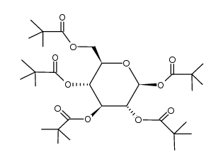 β-D-Glucopyranose, pentakis(2,2-dimethylpropanoate) picture