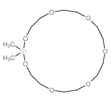 1,1-二甲基硅-20-冠-7结构式