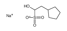 sodium alpha-hydroxycyclopentaneethanesulphonate结构式