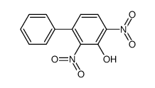 2.6-dinitro-3-phenyl-phenol structure