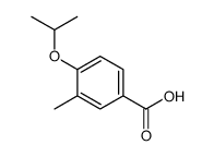 4-异丙氧基-3-甲基苯甲酸结构式