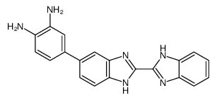 4-[2-(1H-benzimidazol-2-yl)-3H-benzimidazol-5-yl]benzene-1,2-diamine结构式