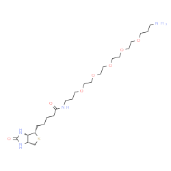 N-D-(+)-BIOTINYL-4,7,10,13,16-PENTAOXA-1,19-DIAMINONONADECANE Structure