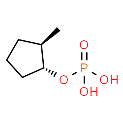 Cyclopentanol, 2-methyl-, dihydrogen phosphate, trans- (9CI) Structure