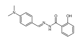 2'-(4-dimethylaminobenzylidene)-2-hydroxybenzoylhydrazide结构式