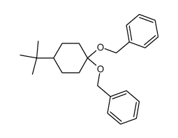 4-tert-butylcyclohexanone dibenzyl acetal结构式