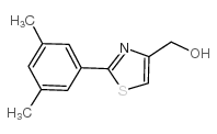 [2-(3,5-二甲基苯基)噻唑-4-基]甲醇结构式