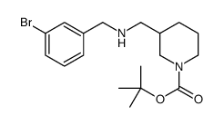 1-BOC-3-[(3-BROMO-BENZYLAMINO)-METHYL]-PIPERIDINE Structure