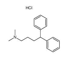 N,N-dimethyl-4,4-diphenyl-butylamine hydrochloride Structure