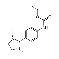 ethyl N-[4-(1,3-dimethylimidazolidin-2-yl)phenyl]carbamate结构式
