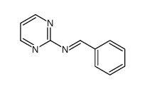 (E)-1-phenyl-N-pyrimidin-2-ylmethanimine Structure