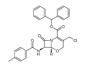 5-Oxa-1-azabicyclo 4.2.0 oct-2-ene-2-carboxylic acid, 3-(chloromethyl)-7- (4-Met structure