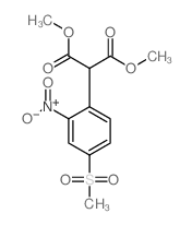 Dimethyl 2-(4-(methylsulfonyl)-2-nitrophenyl)malonate Structure