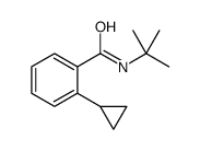 N-tert-butyl-2-cyclopropylbenzamide Structure
