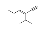 5-methyl-3-propan-2-ylhex-3-en-1-yne Structure