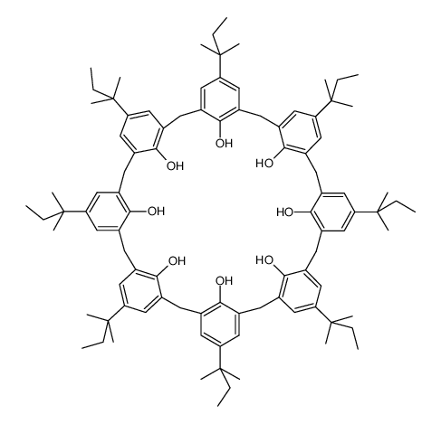 4-叔戊杯[8]芳烃结构式