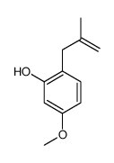 5-methoxy-2-(2-methyl-1-propenyl)phenol结构式