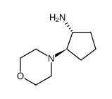 反式-2-吗啉环戊胺结构式