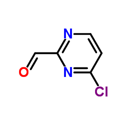 4-Chloro-2-pyrimidinecarbaldehyde Structure