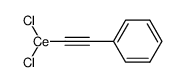 (phenylethynyl)cerium(III) chloride Structure