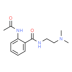 2-Acetamido-N-(2-(dimethylamino)ethyl)benzamide Structure