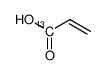 丙烯酸-1-13C结构式