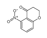 5-硝基苯并二氢吡喃-4-酮结构式