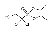 diethyl (1,1-dichloro-2-hydroxyethyl)phosphonate Structure