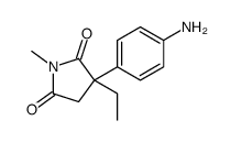 3-(4-aminophenyl)-3-ethyl-1-methylpyrrolidine-2,5-dione结构式