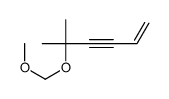 5-(methoxymethoxy)-5-methylhex-1-en-3-yne Structure