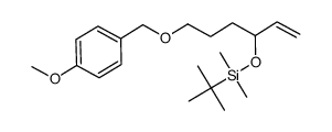 tert-butyl((6-((4-methoxybenzyl)oxy)hex-1-en-3-yl)oxy)dimethylsilane结构式