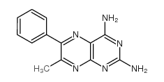 Pteridine, 2,4-diamino-7-methyl-6-phenyl- structure