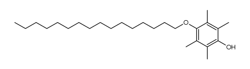 4-Hexadecyloxy-2,3,5,6-tetramethyl-phenol Structure