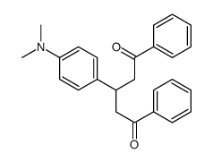 3-[4-(dimethylamino)phenyl]-1,5-diphenylpentane-1,5-dione结构式