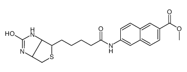 N-生物素-6-氨基-2-萘甲酸甲酯结构式