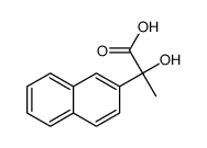 2-(2-Naphthyl)-2-hydroxypropanoic acid结构式