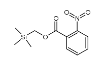 (trimethylsilyl)methyl 2-nitrobenzoate结构式