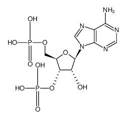 [5-(6-aminopurin-9-yl)-4-hydroxy-3-phosphonooxy-oxolan-2-yl]methoxyphosphonic acid Structure