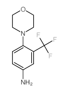 4-吗啉-3-(三氟甲基)苯胺结构式