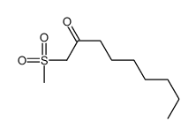 1-methylsulfonylnonan-2-one结构式