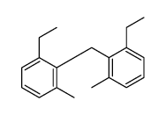 1-ethyl-2-[(2-ethyl-6-methylphenyl)methyl]-3-methylbenzene结构式