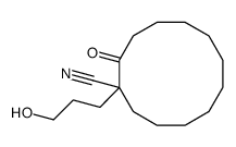 1-(3-hydroxypropyl)-2-oxocyclododecane-1-carbonitrile Structure