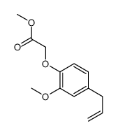 methyl 2-(2-methoxy-4-prop-2-enylphenoxy)acetate结构式