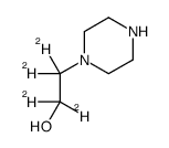 N-(2-羟乙基)哌嗪-d4二盐酸盐结构式