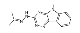 N-Isopropylidene-N'-(5H-[1,2,4]triazino[5,6-b]indol-3-yl)-hydrazine结构式