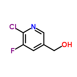 (6-Chloro-5-fluoro-3-pyridinyl)methanol structure